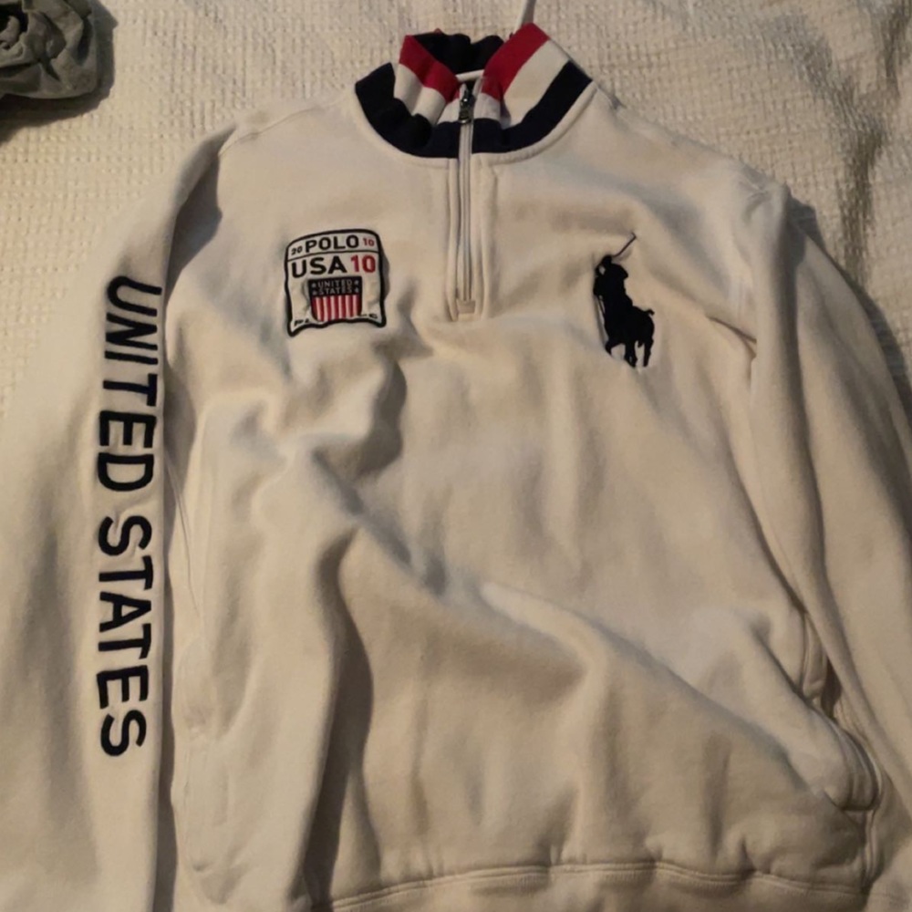 Ralph Lauren polo USA quarter zip